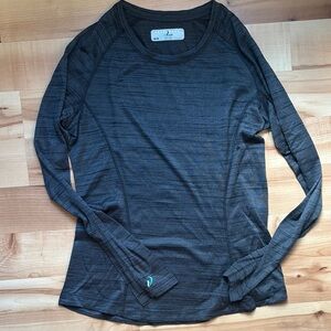 Levelwear Charcoal Athletic Long Sleeve Top